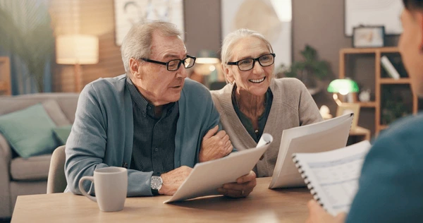 A dignified senior smiling, symbolizing confidence and financial readiness